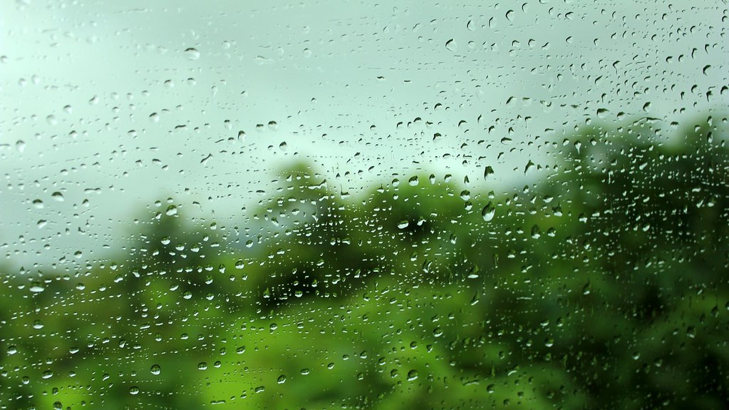 Pioggia su vetro foto di Udayan Warnekar